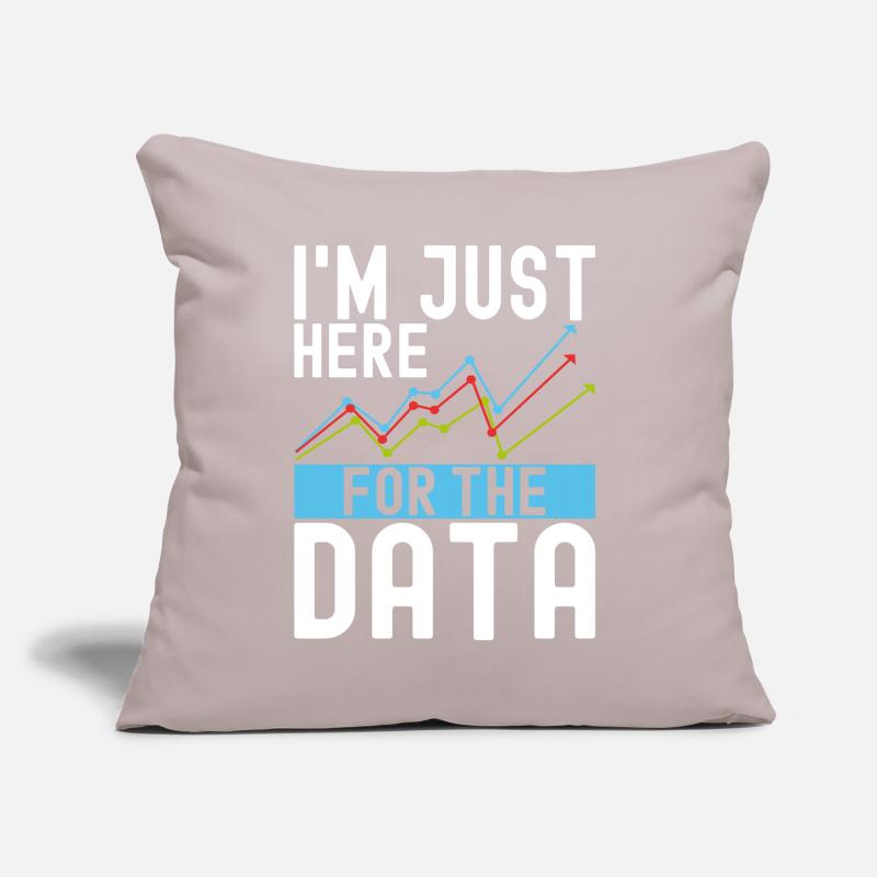Data Science Data Analyst Sofa pillow with filling 45cm x 45cm