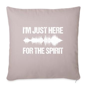 Enquêteur paranormal Chasse aux fantômes - Coussin et housse de 45 x 45 cm - taupe clair - Devant