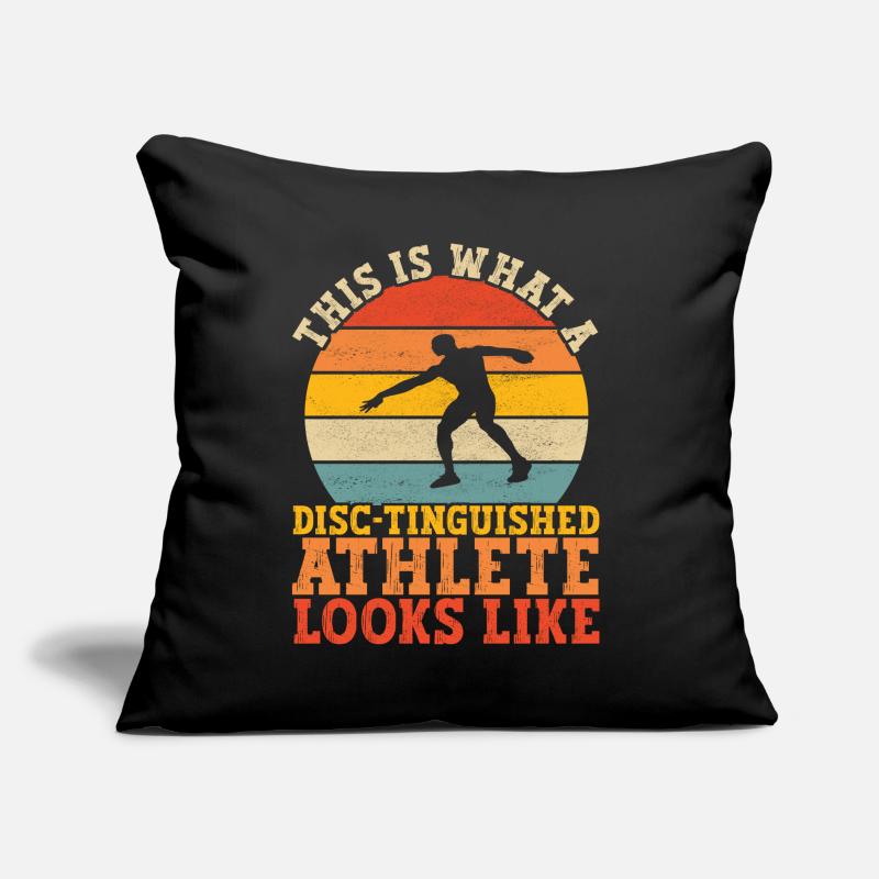 Discus thrower discus throw Sofa pillow with filling 45cm x 45cm