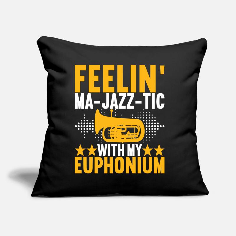 Euphonium Euphoniste Coussin et housse de 45 x 45 cm