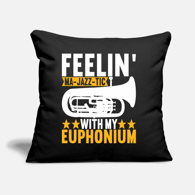 Euphonium Euphoniste Coussin et housse de 45 x 45 cm