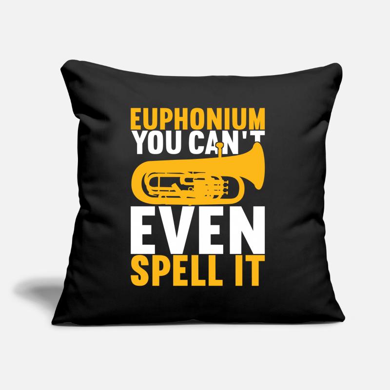 Euphonium Euphoniste Coussin et housse de 45 x 45 cm