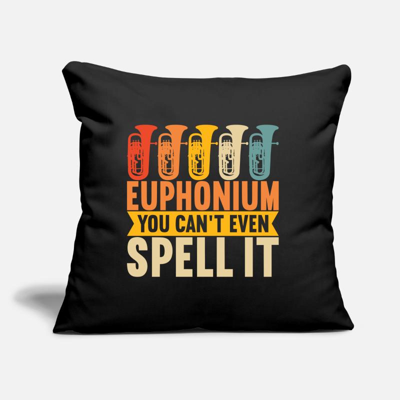 Euphonium Euphoniste Coussin et housse de 45 x 45 cm