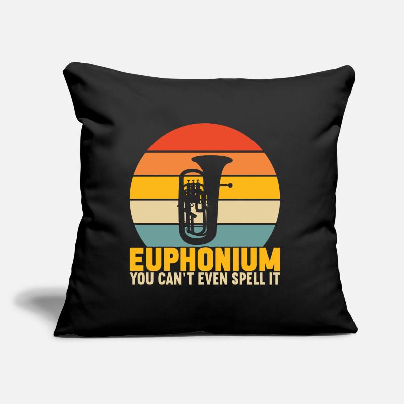 Euphonium Euphoniste Coussin et housse de 45 x 45 cm