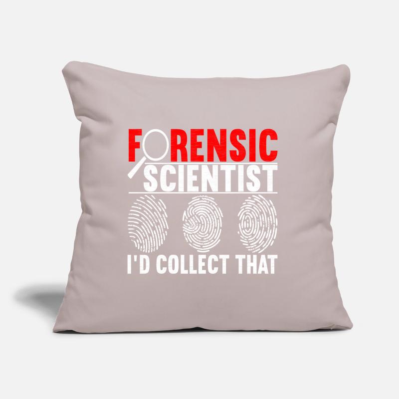 Forensics Forensic Scientist Sofa pillow with filling 45cm x 45cm