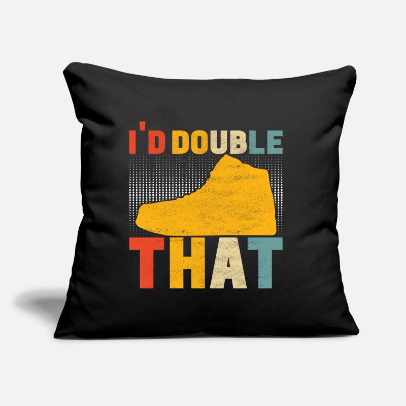 Sneakerhead Collectionneur de baskets Coussin et housse de 45 x 45 cm