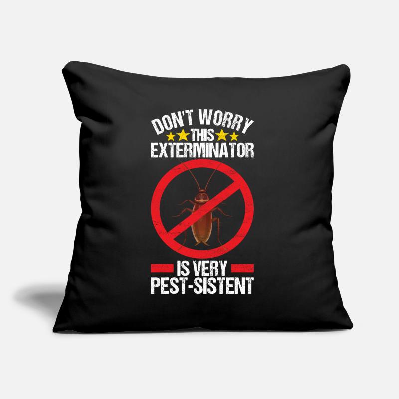 Pest Control Exterminator Sofa pillow with filling 45cm x 45cm