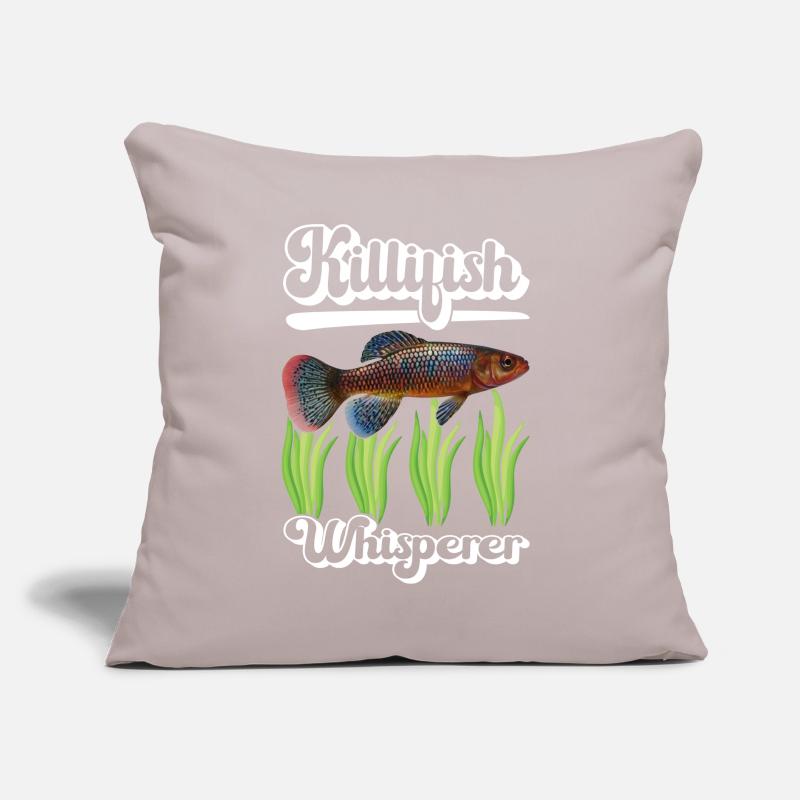 Killifish Quarium Fish Coussin et housse de 45 x 45 cm