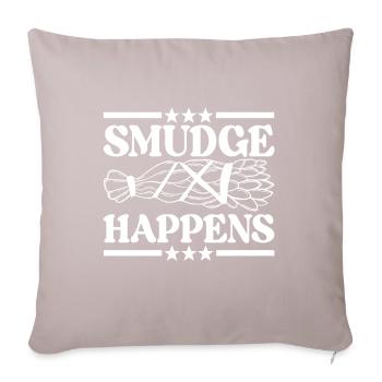 Herbs Incense Smudging Spiritual - Sofa pillow with filling 45cm x 45cm - light taupe - Front
