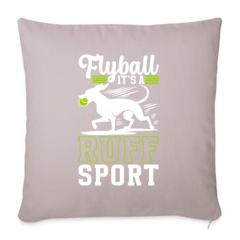 Flyball Sports canins - Coussin et housse de 45 x 45 cm - taupe clair - Devant