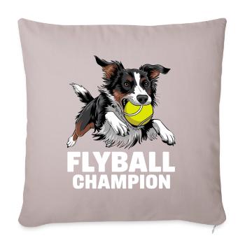 Flyball Sports canins - Coussin et housse de 45 x 45 cm - taupe clair - Devant
