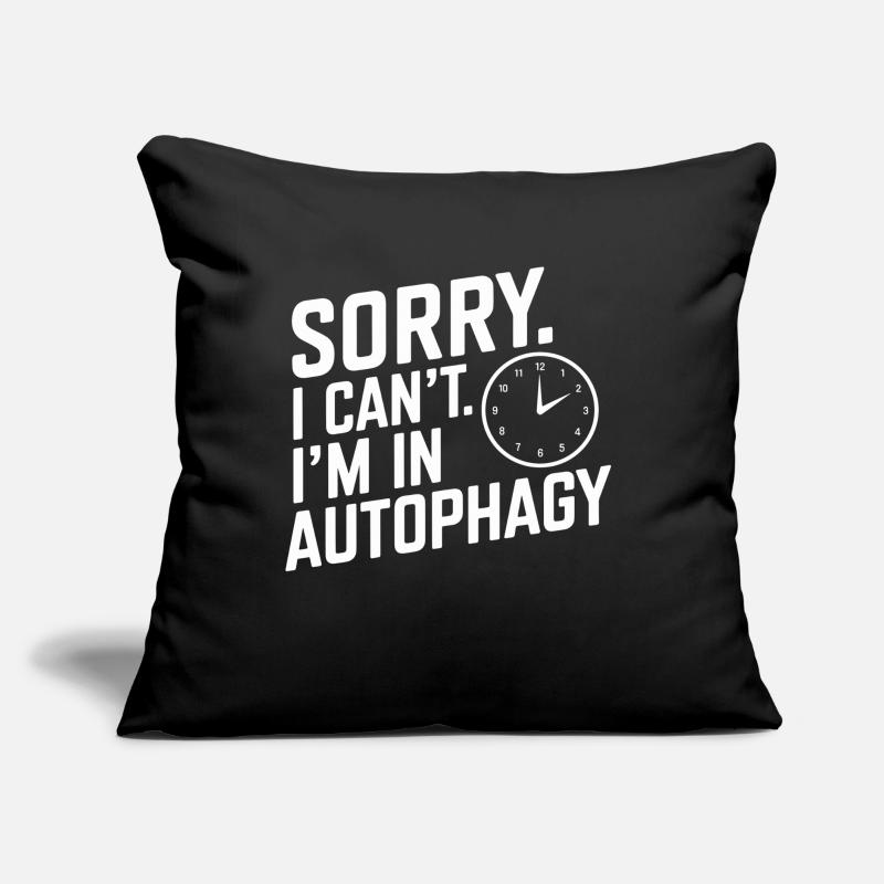 Intermittent fasting Intermittent fasting Sofa pillow with filling 45cm x 45cm