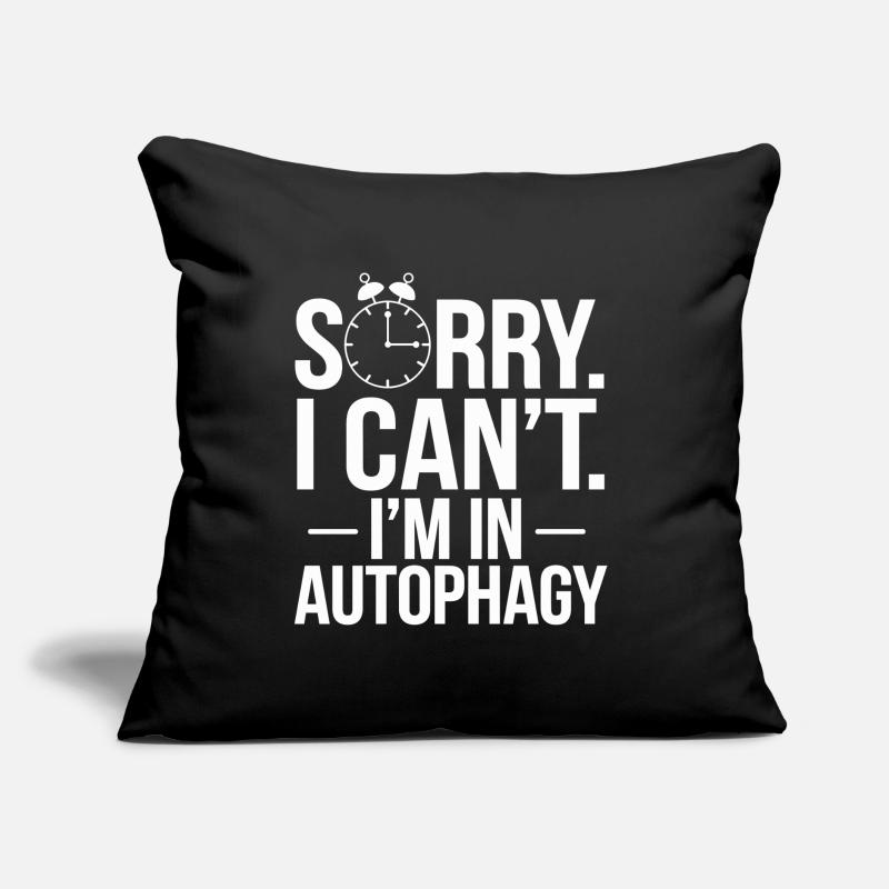Intermittent fasting Intermittent fasting Sofa pillow with filling 45cm x 45cm