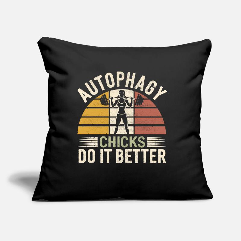 Intermittent fasting Intermittent fasting Sofa pillow with filling 45cm x 45cm