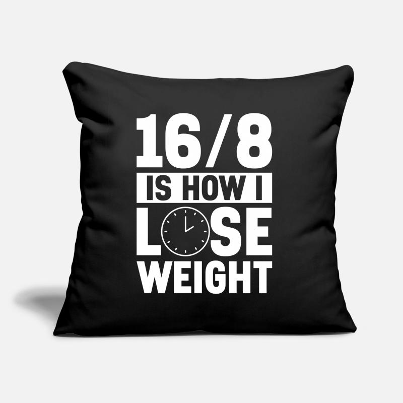 Jeûne intermittent Jeûne intermittent Coussin et housse de 45 x 45 cm