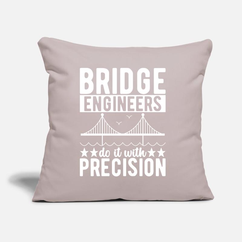 Bridge Engineer Bridge Construction Sofa pillow with filling 45cm x 45cm