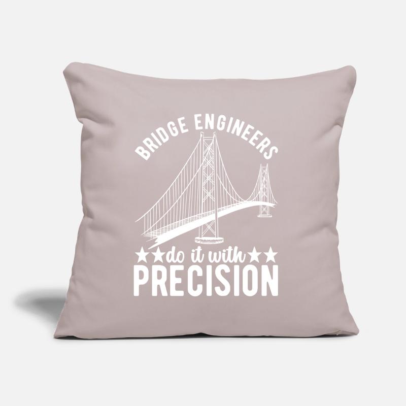 Bridge Engineer Bridge Construction Sofa pillow with filling 45cm x 45cm