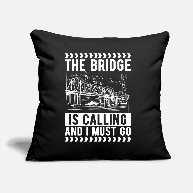Bridge Engineer Bridge Construction Sofa pillow with filling 45cm x 45cm