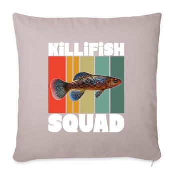 Killifish Egg-laying Tooth Doughnut Aquarium - Sofa pillow with filling 45cm x 45cm - light taupe - Front