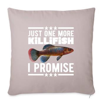 Killifish Egg-laying Tooth Doughnut Aquarium - Sofa pillow with filling 45cm x 45cm - light taupe - Front
