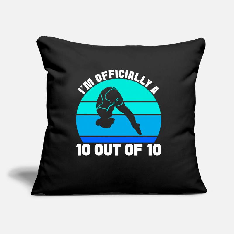 Diving diving board Sofa pillow with filling 45cm x 45cm