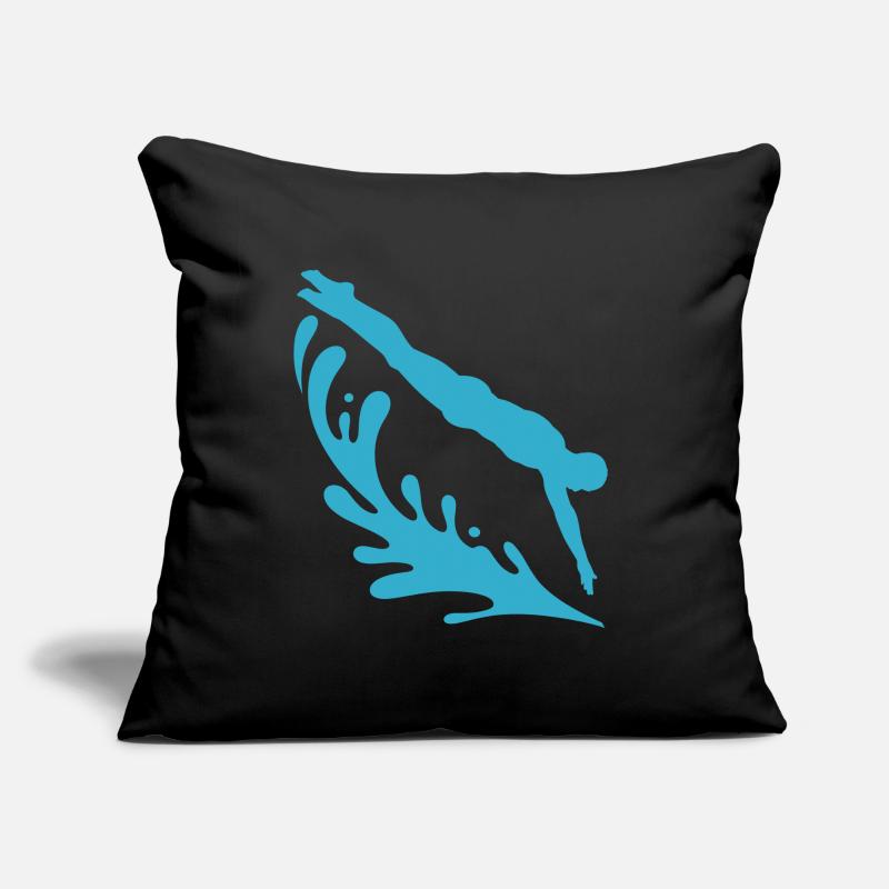 Diving diving board Sofa pillow with filling 45cm x 45cm