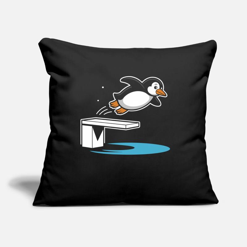 Diving diving board Sofa pillow with filling 45cm x 45cm