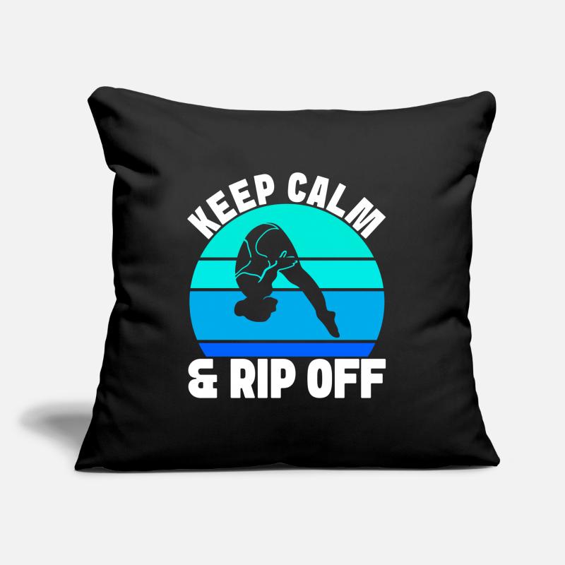 Diving diving board Sofa pillow with filling 45cm x 45cm