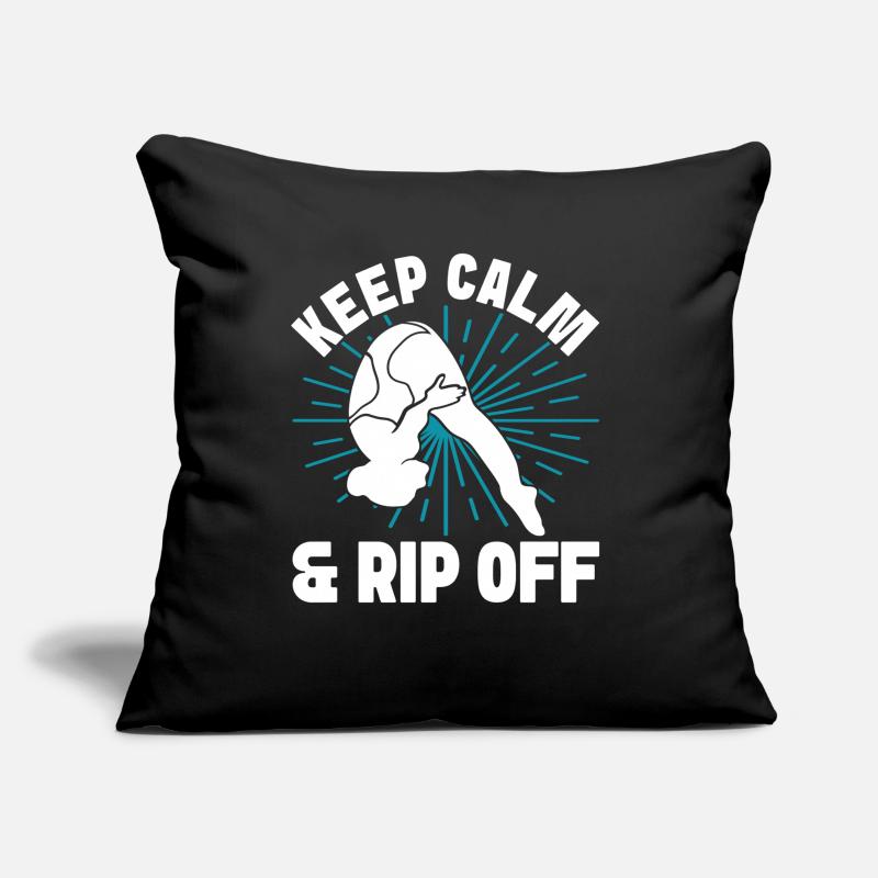 Diving diving board Sofa pillow with filling 45cm x 45cm