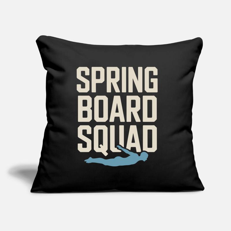Diving diving board Sofa pillow with filling 45cm x 45cm