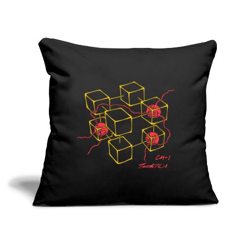 Connection Machine CM-1 Feynman t-shirt logo - Sofa pillow with filling 45cm x 45cm