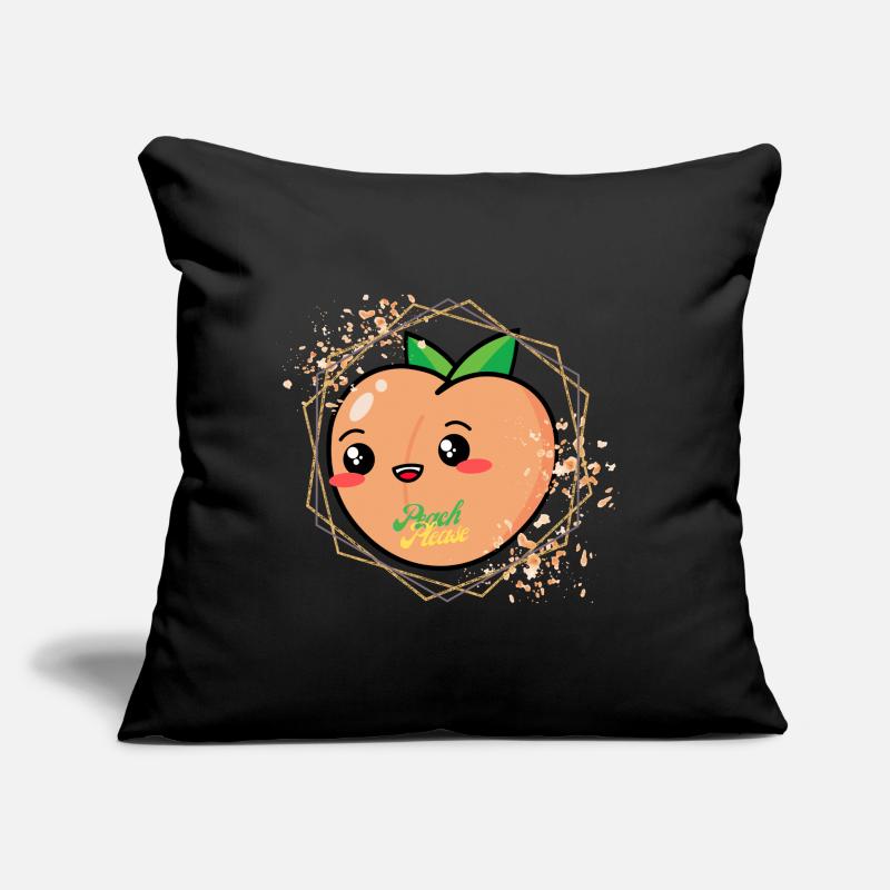 Pfirsich - Peach Please Sofakissen mit Füllung 45 x 45 cm