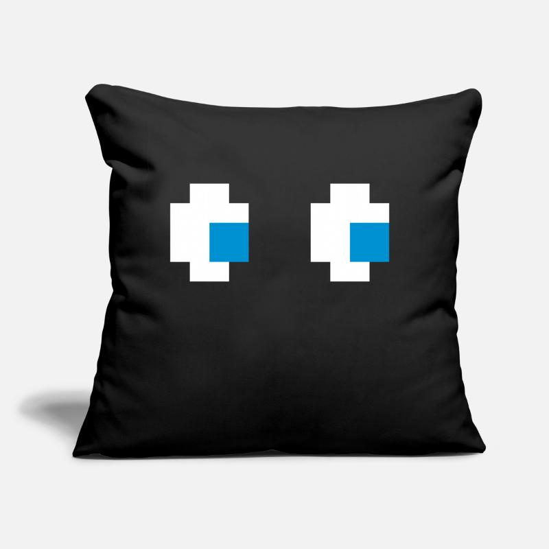 Ghost Eyes Geist Augen Comic Computerspiel Konsole Sofakissen mit Füllung 45 x 45 cm