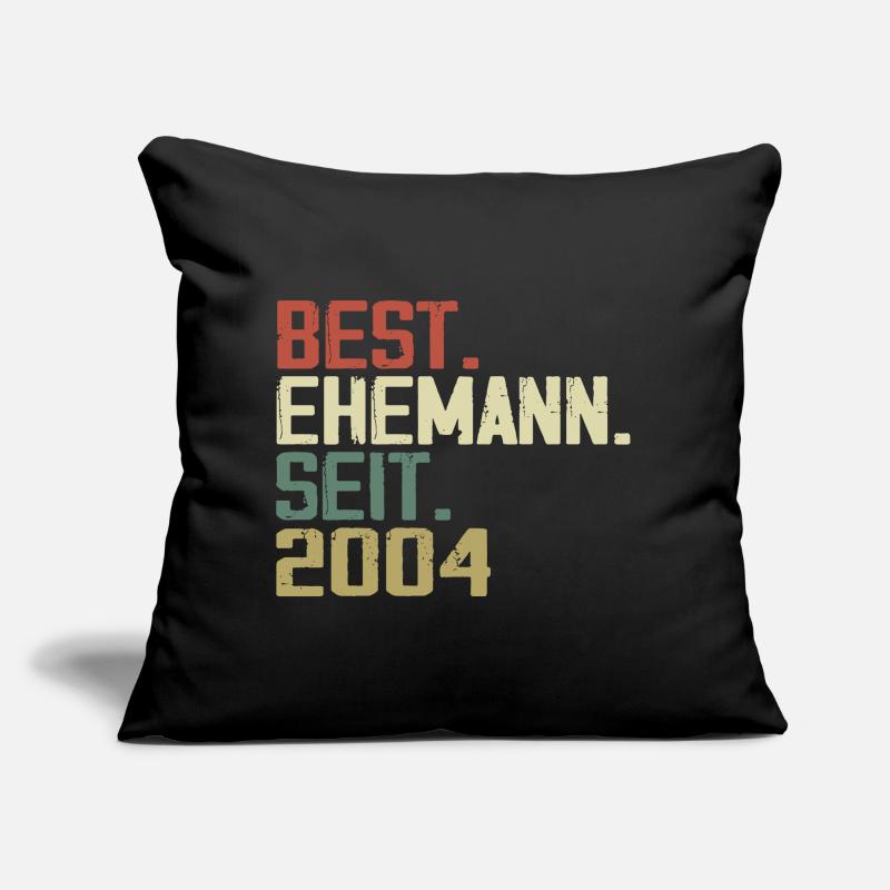 Best Ehemann Seit 2004 Geburtstagsgeschenk 2004 Sofakissen mit Füllung 45 x 45 cm