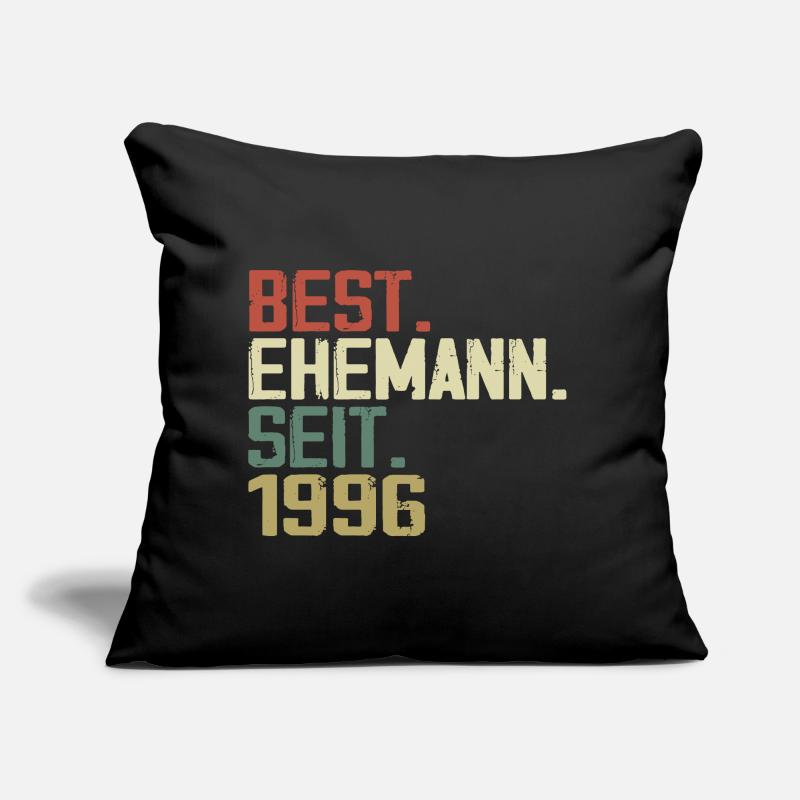 Best Ehemann Seit 1996 Geburtstagsgeschenk 1996 Sofakissen mit Füllung 45 x 45 cm