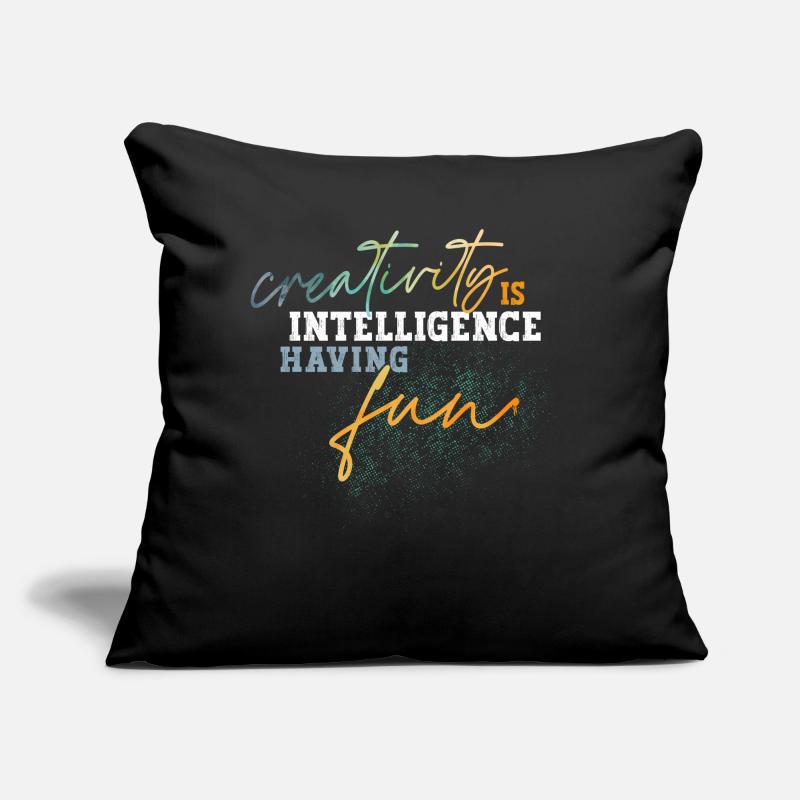 Intelligence créative Coussin et housse de 45 x 45 cm