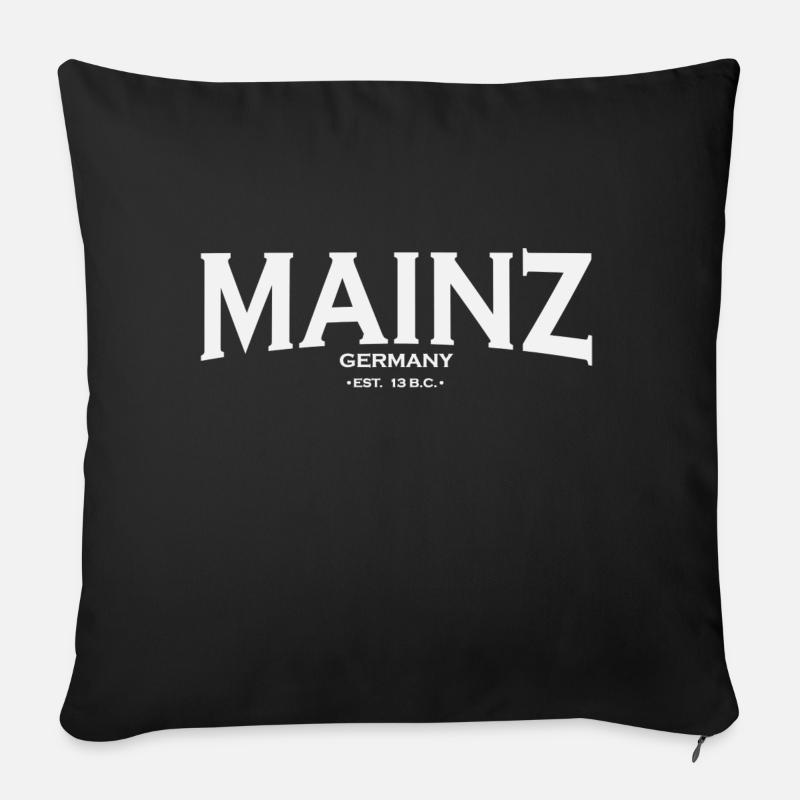Mainz - Sofakissen mit Füllung 45 x 45 cm - Schwarz