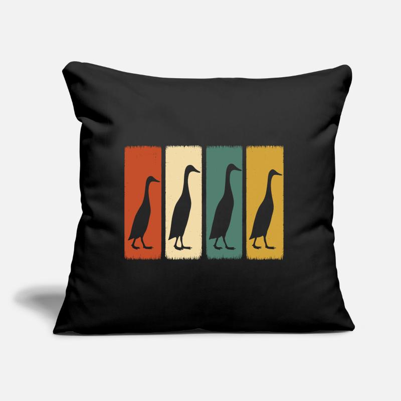 Canards Rétro Canard Éleveur de Canard Élevage de Canard Coussin et housse de 45 x 45 cm