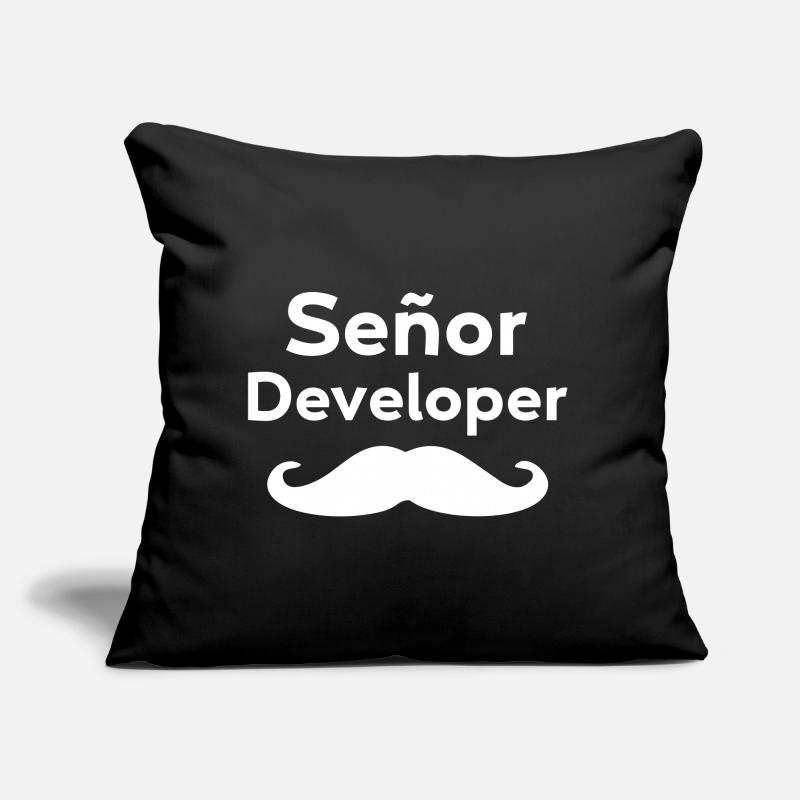 Señor – Senior Developer Sofakissen mit Füllung 45 x 45 cm