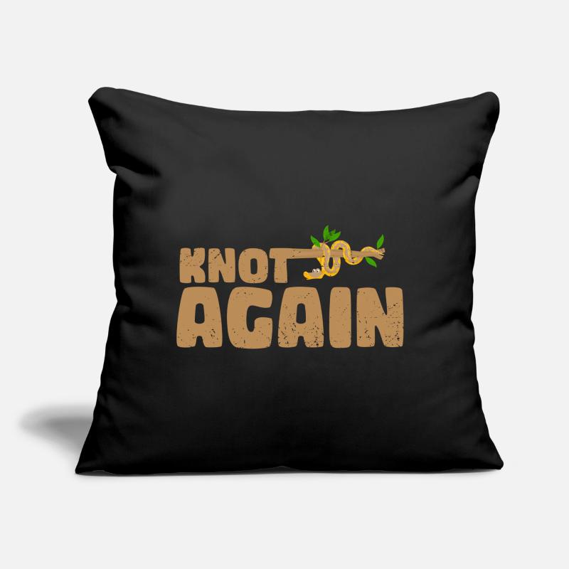 King python design pour les amateurs de serpents Coussin et housse de 45 x 45 cm