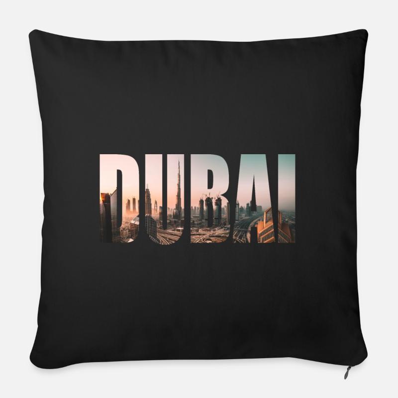 dubai - Sofakissen mit Füllung 45 x 45 cm - Schwarz