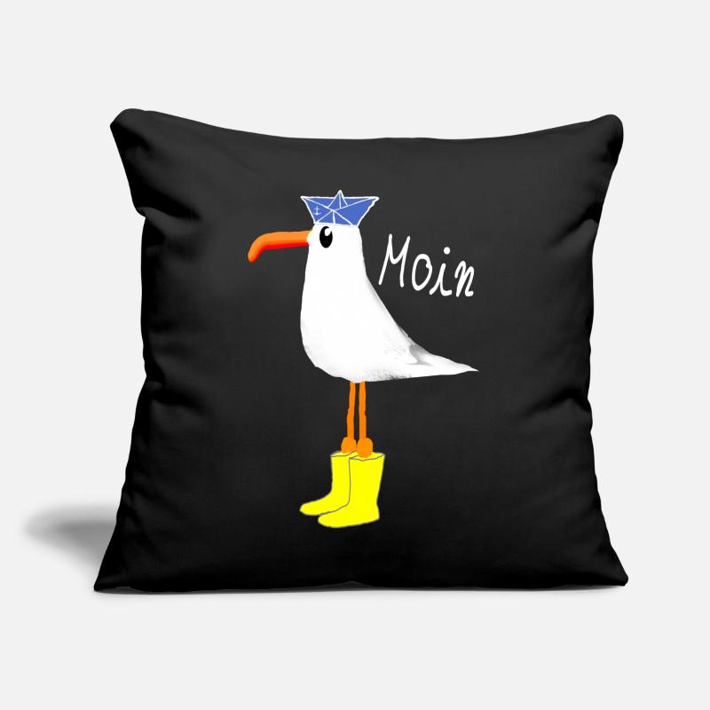 Moin Möwe Küste Sofakissen mit Füllung 45 x 45 cm