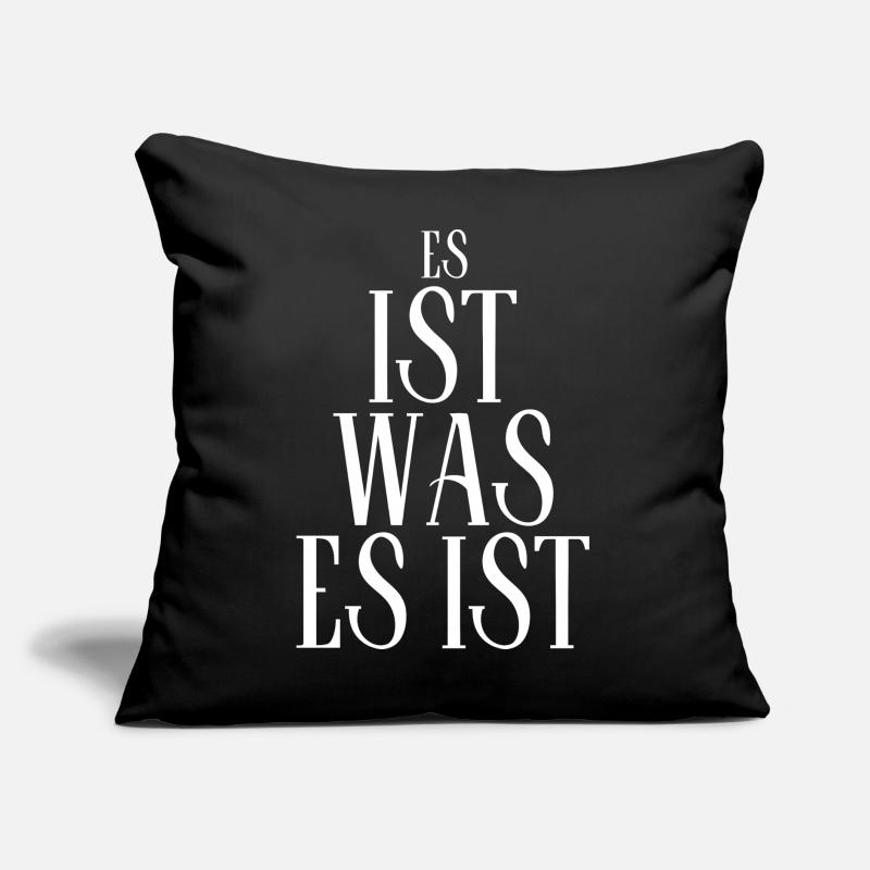 C’est comme ça – le design minimaliste Coussin et housse de 45 x 45 cm