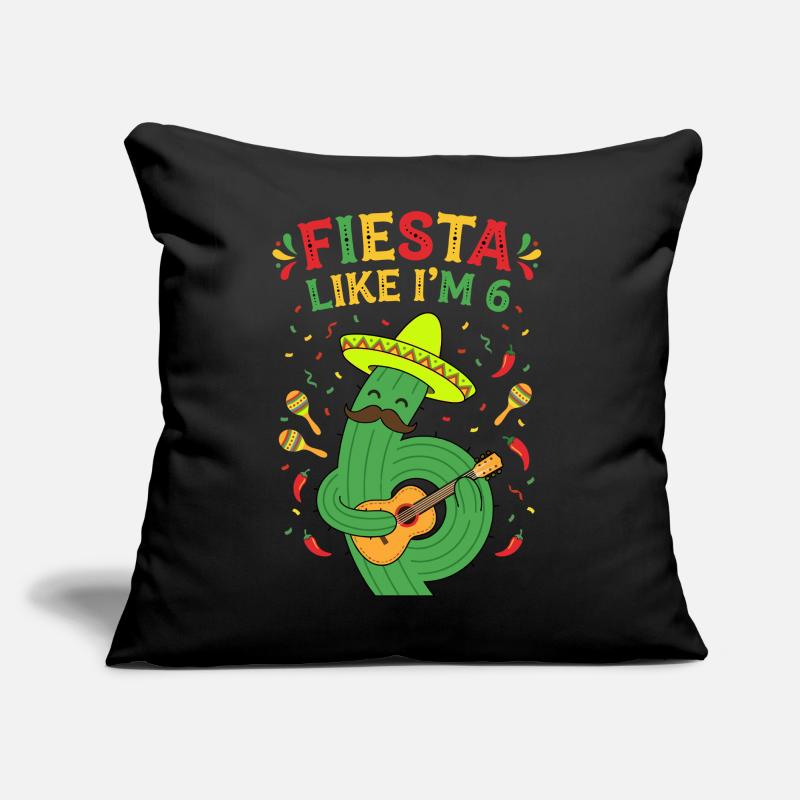 Fiesta comme si j’avais 6 cactus Coussin et housse de 45 x 45 cm