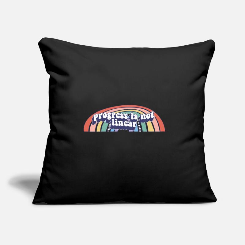 Les progrès des thérapeutes ABA ne sont pas linéaires BSBA RBT Coussin et housse de 45 x 45 cm