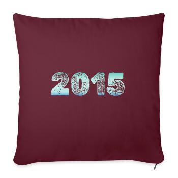 Ice 2015 - Sofa pillow with filling 45cm x 45cm - burgundy - Front