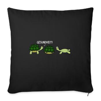 Santé - Coussin et housse de 45 x 45 cm - noir - Devant