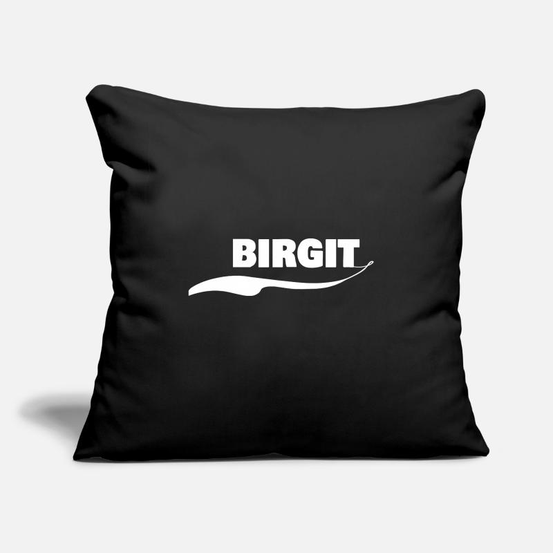Prénom Birgit Coussin et housse de 45 x 45 cm