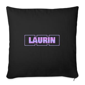 Child Laurin - Sofa pillow with filling 45cm x 45cm - black - Front