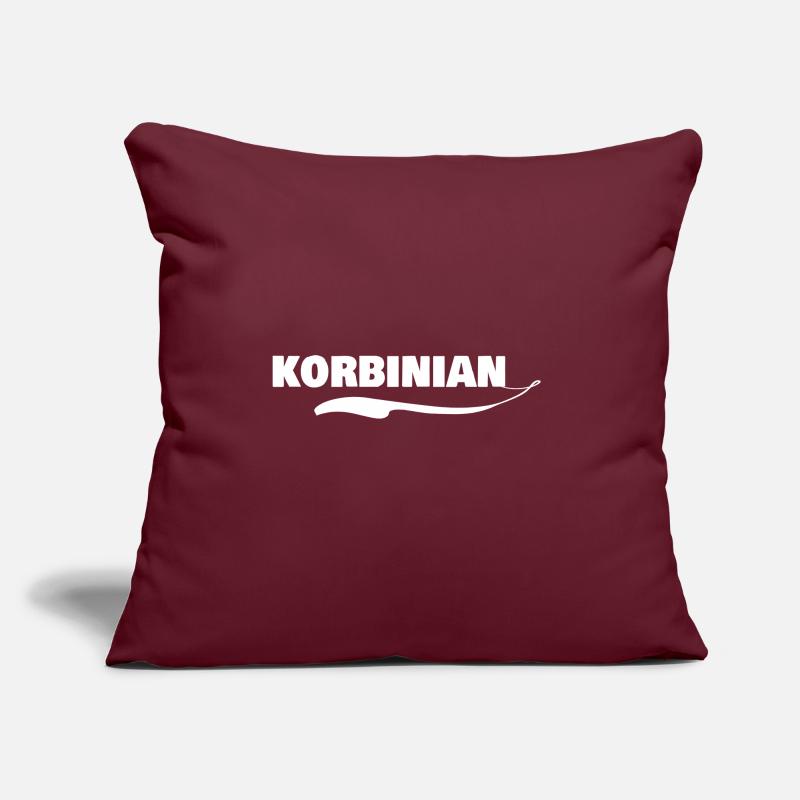 First name korbinian Sofa pillow with filling 45cm x 45cm